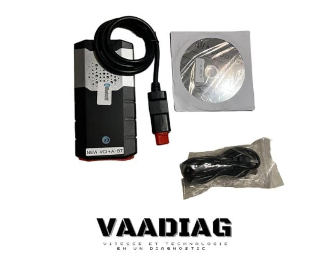 Outil Valise Diagnostique Scanner Multimarque Standard Double Board Auto Camion Compatible Delphi Wow Balise Interface Sonde Vci Multi Marque Appareil Diagnostic Obd2 VAADIAG