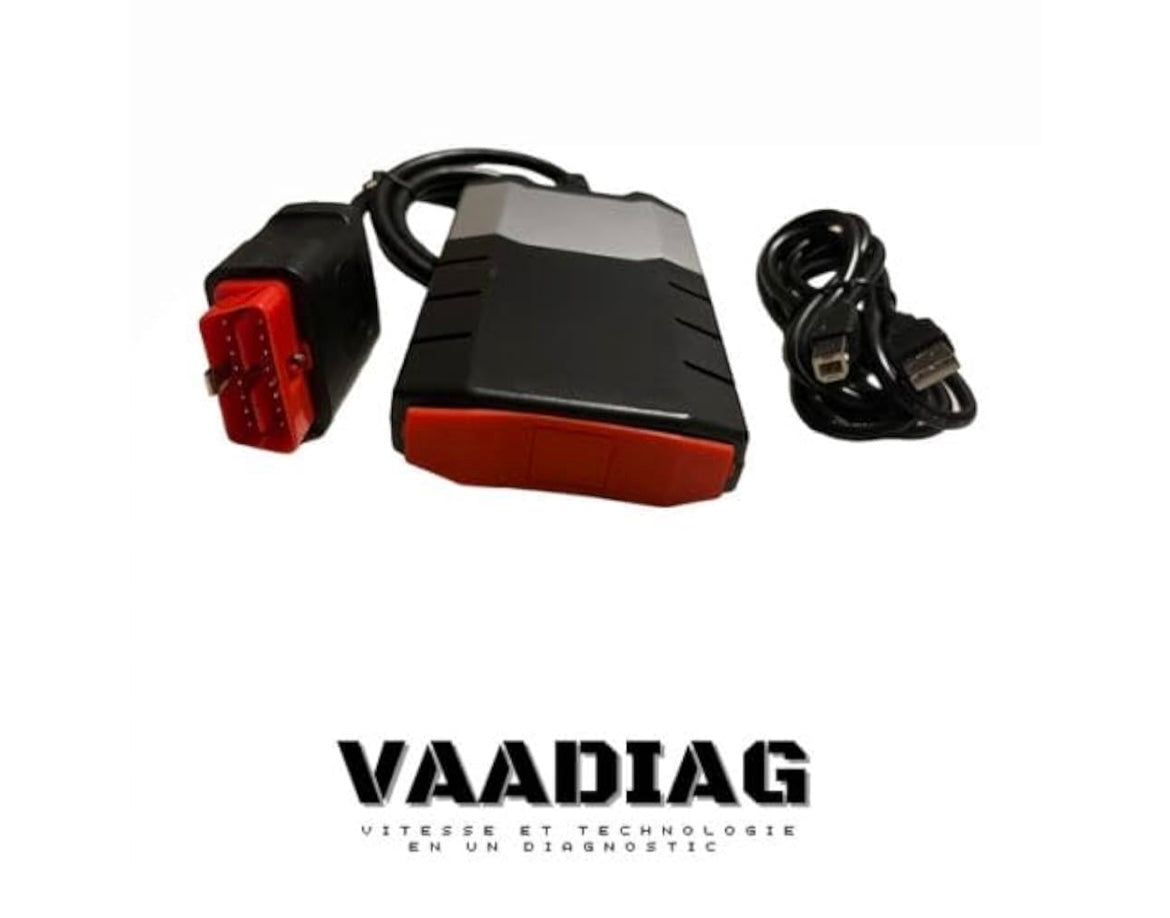 Outil Valise Diagnostique Scanner Multimarque Standard Double Board Auto Camion Compatible Delphi Wow Balise Interface Sonde Vci Multi Marque Appareil Diagnostic Obd2 VAADIAG