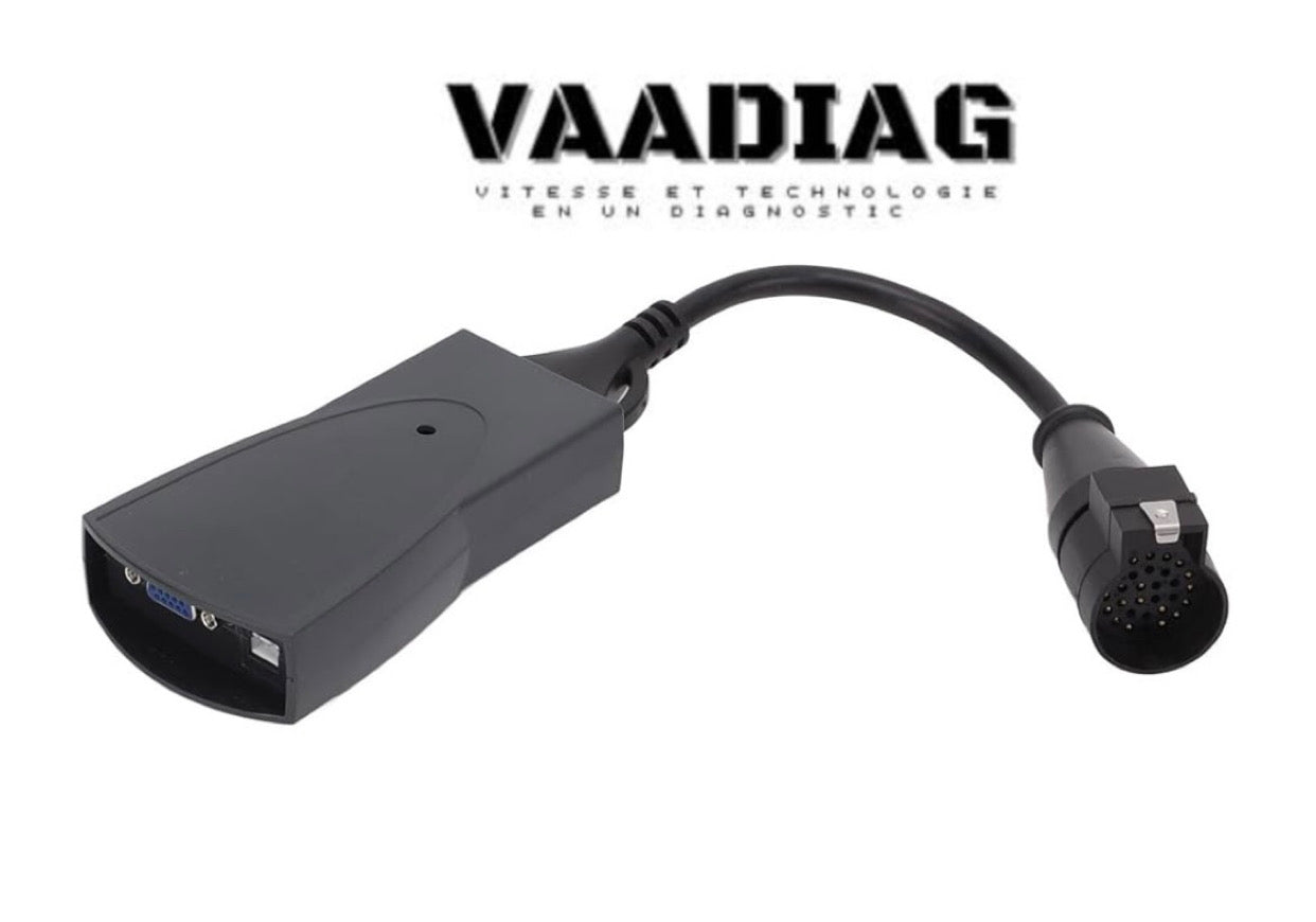 Outil de diagnostic complet Diagbox pour véhicules OBD2, compatible avec Lexia 3 et PP2000, avec remplacement multilingue