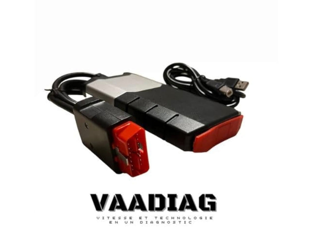 Outil Valise Diagnostique Scanner Multimarque Standard Double Board Auto Camion Compatible Delphi Wow Balise Interface Sonde Vci Multi Marque Appareil Diagnostic Obd2 VAADIAG